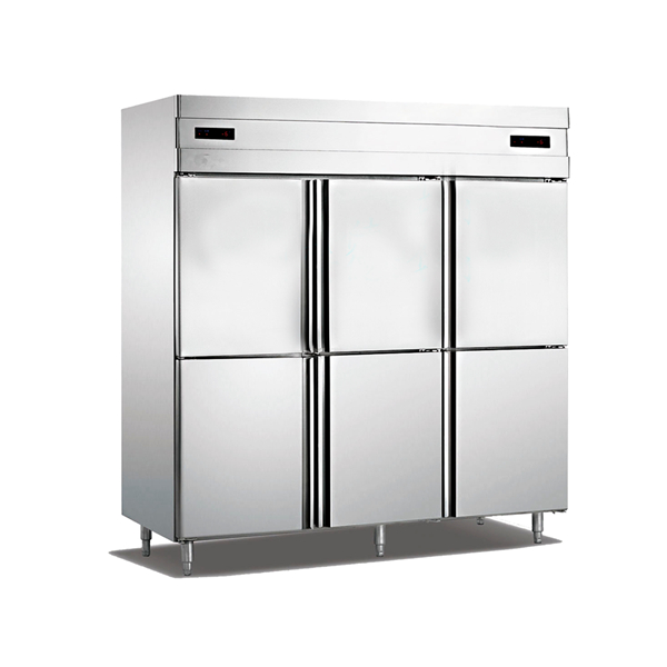 厨房六门立式不锈钢门冷柜
