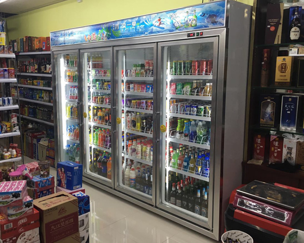 联华超市四门饮料冷藏柜