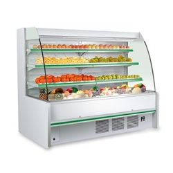 Air curtain cabinet