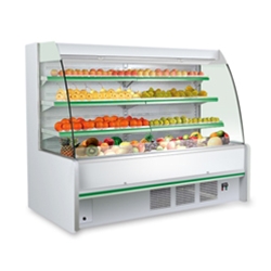 Air curtain cabinet