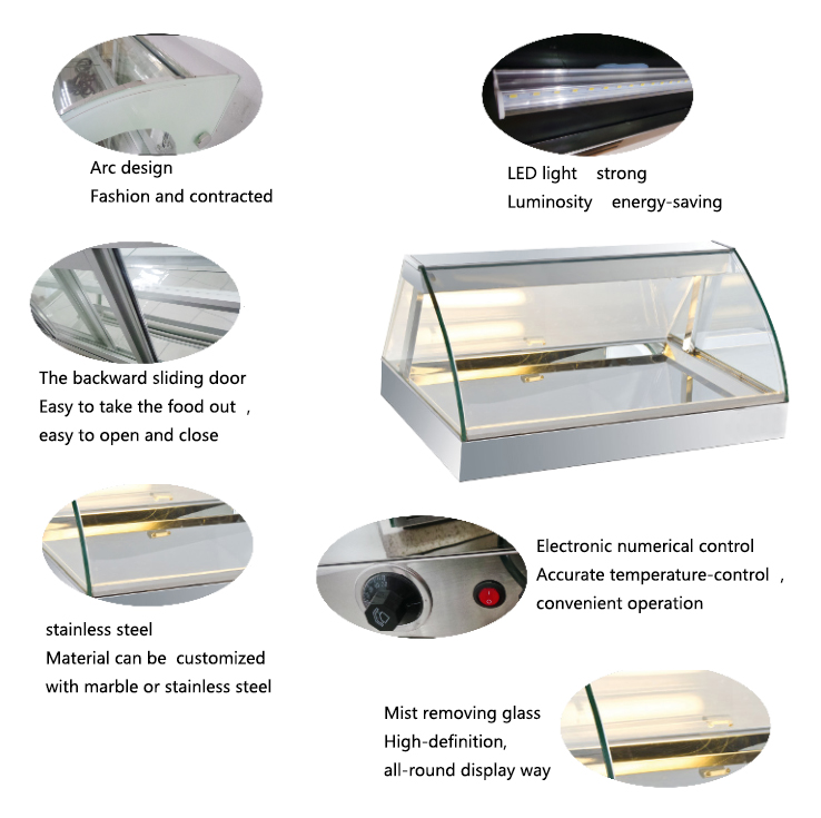 Detailed Description of Tabletop Hot Display Case