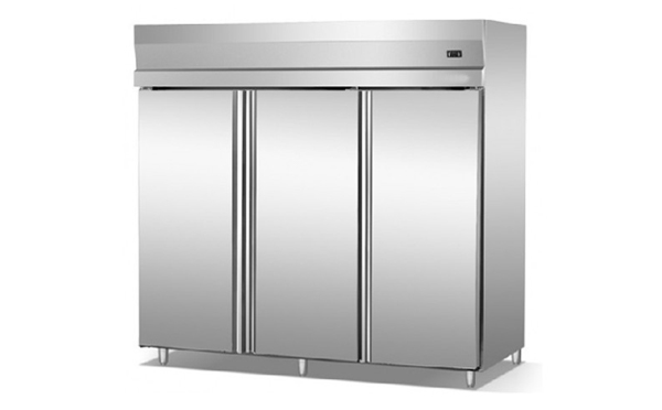 厨房三门不锈钢低温速冻冷柜