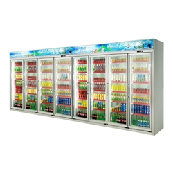 BFH- 8 Sections Supermarket Refrigerated Merchandiswers