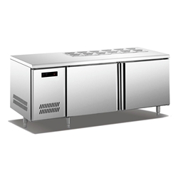 QE Stainless Steel Undercounter Salad Bar